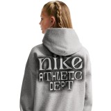 NIKE K NSW CLUB FLC OS HDY CS IO1683-063 Γκρί Εικόνα 0