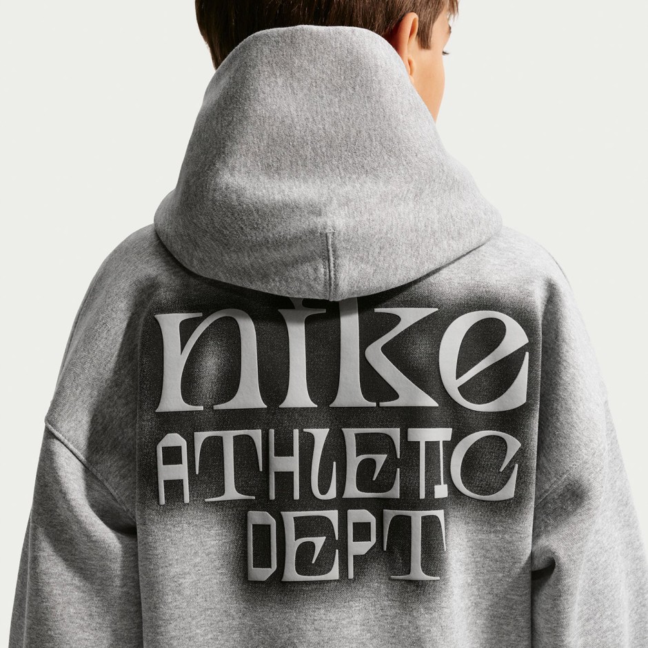 NIKE K NSW CLUB FLC OS HDY CS IO1683-063 Γκρί