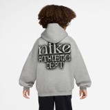 NIKE K NSW CLUB FLC OS HDY CS IO1683-063 Γκρί Εικόνα 3