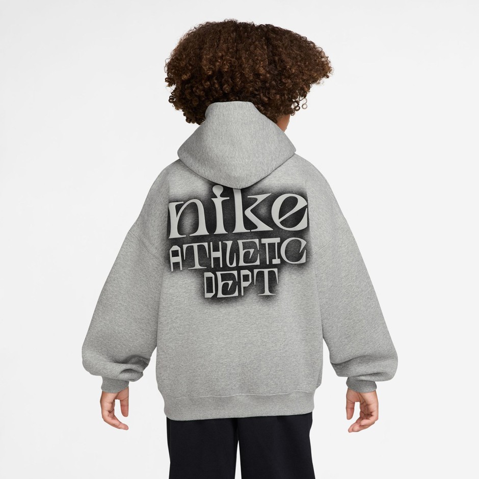 NIKE K NSW CLUB FLC OS HDY CS IO1683-063 Γκρί