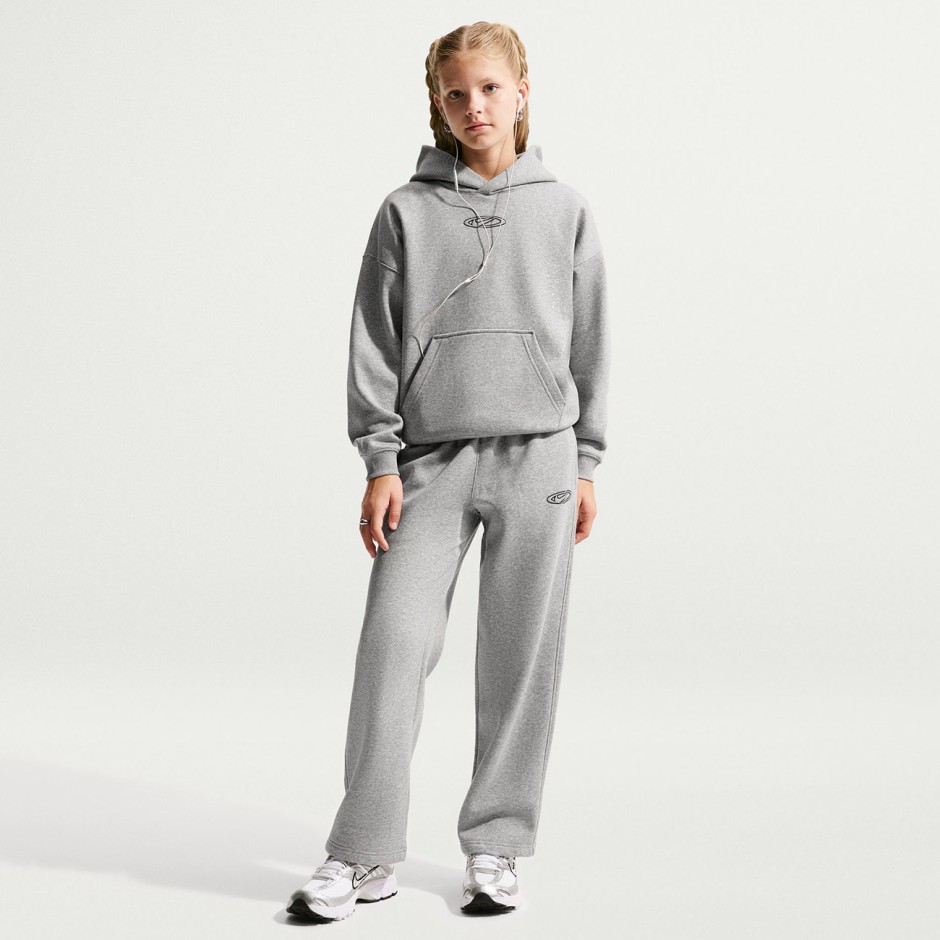 NIKE K NSW CLUB FLC OS HDY CS IO1683-063 Γκρί