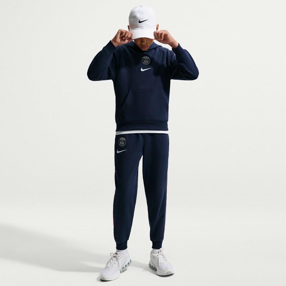 NIKE PSG Y NSW CS HOODY FLC BB HM IO4428-419 Blue