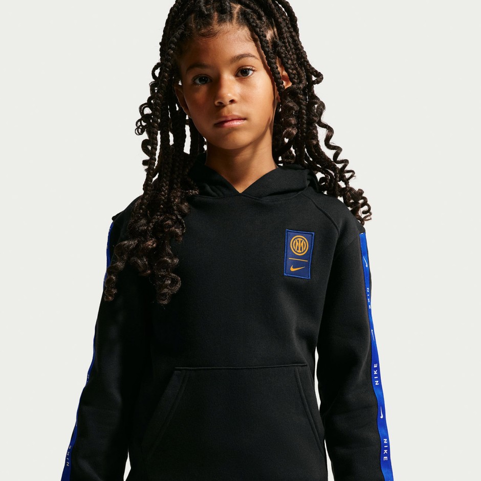 Παιδικό Φούτερ Ποδοσφαίρου Μαύρο - Nike Inter Milan City Side