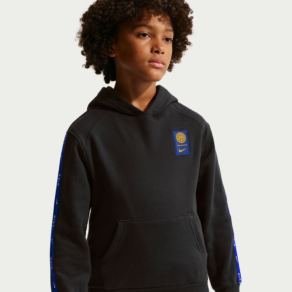 Παιδικό Φούτερ Ποδοσφαίρου Μαύρο - Nike Inter Milan City Side