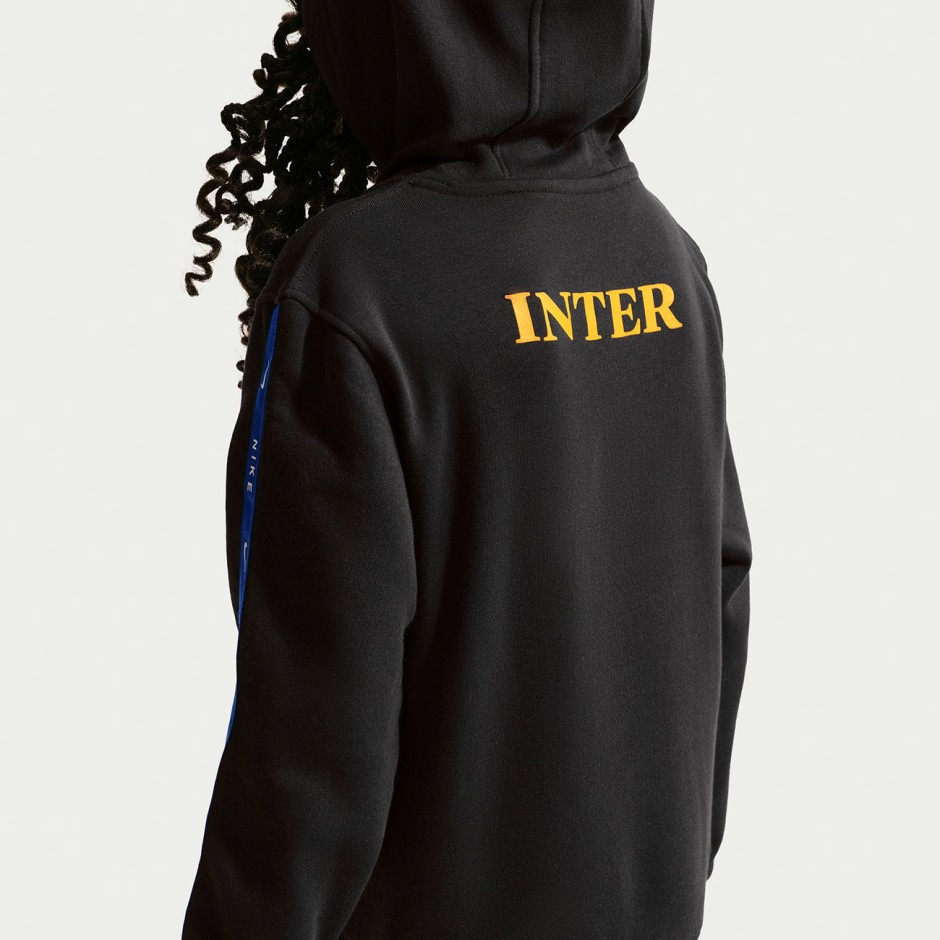 Παιδικό Φούτερ Ποδοσφαίρου Μαύρο - Nike Inter Milan City Side