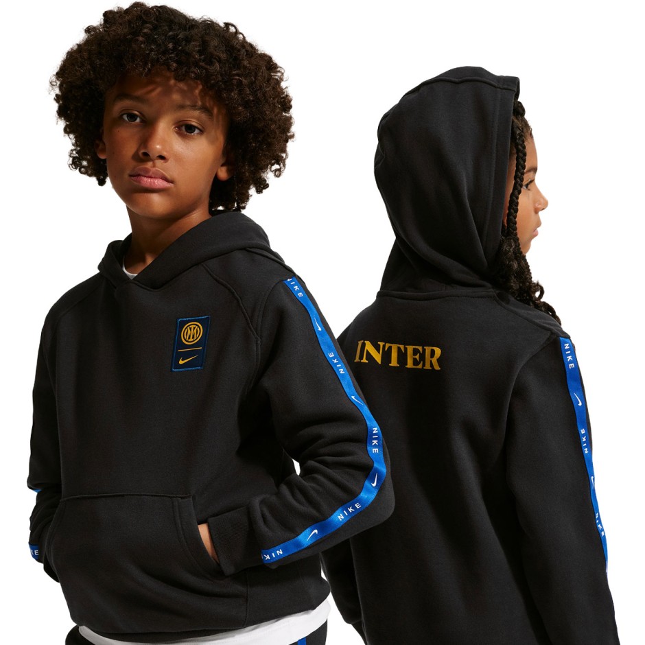 Παιδικό Φούτερ Ποδοσφαίρου Μαύρο - Nike Inter Milan City Side