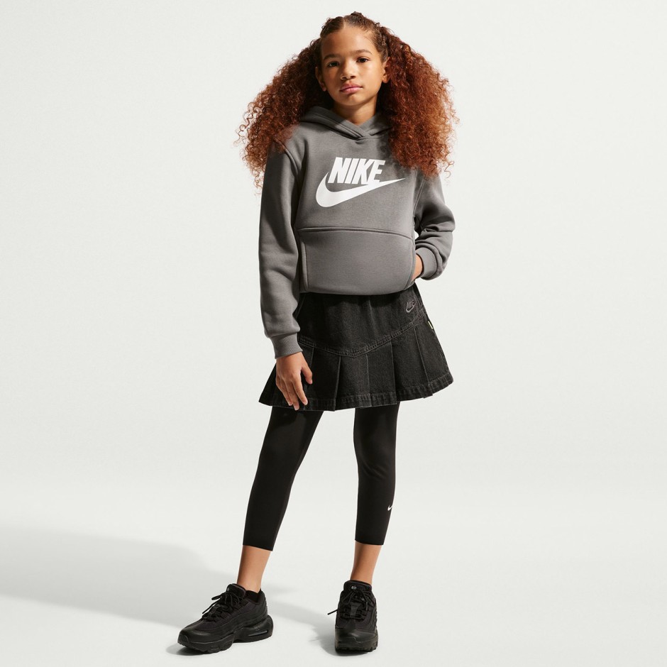 Kids' Hoodie Beige - Nike Sportswear Club Fleece