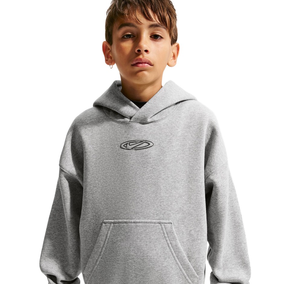 NIKE K NSW CLUB FLC OS HDY CS IO1683-063 Γκρί