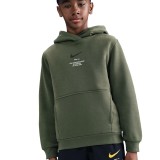 Παιδικό Φούτερ Χακί - Nike Sportswear Club Fleece Εικόνα 