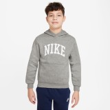 NIKE K NSW CLUB FLC HDY HBR MC HJ3156-063 Grey Image 