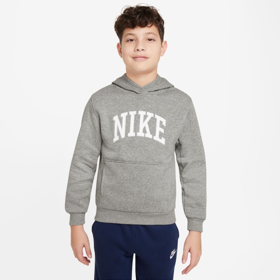 NIKE K NSW CLUB FLC HDY HBR MC HJ3156-063 Grey