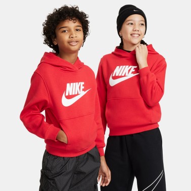 Παιδικό Φούτερ Κόκκινο - Nike Sportswear Club Fleece