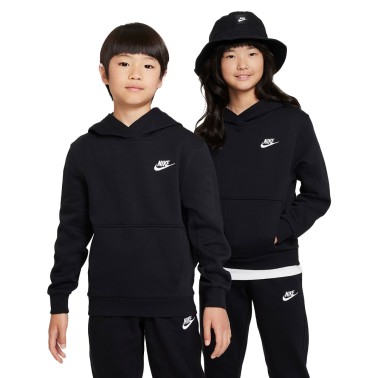 Παιδικό Φούτερ Μαύρο - Nike Sportswear Club Fleece 