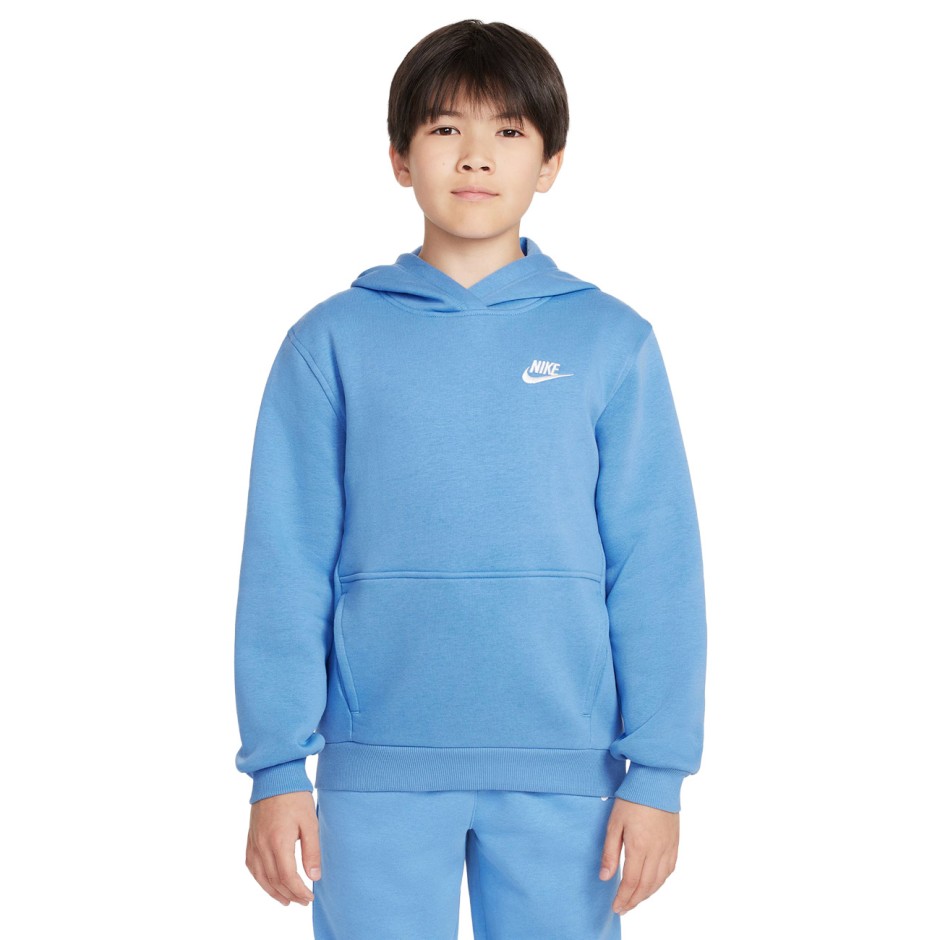 Παιδικό Φούτερ Σιέλ - Nike Sportswear Club Fleece