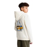 Kids' Hoodie White - The North Face Outdoor Regular Graphic Image 0