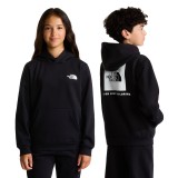 THE NORTH FACE TEEN EVOLUTION BOX NSE PULLOVER HOODIE NF0A8CV5JK3-JK3 Μαύρο Εικόνα 0
