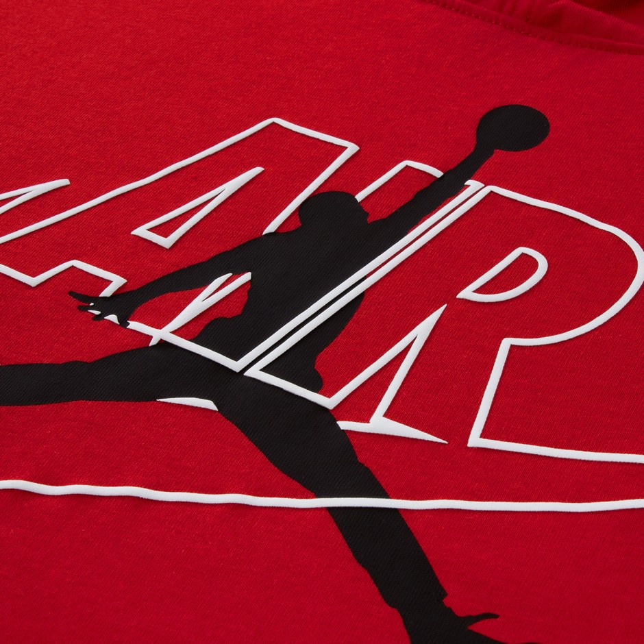 Kids' Long-Sleeve T-Shirt Red - Jordan Jumpman Air