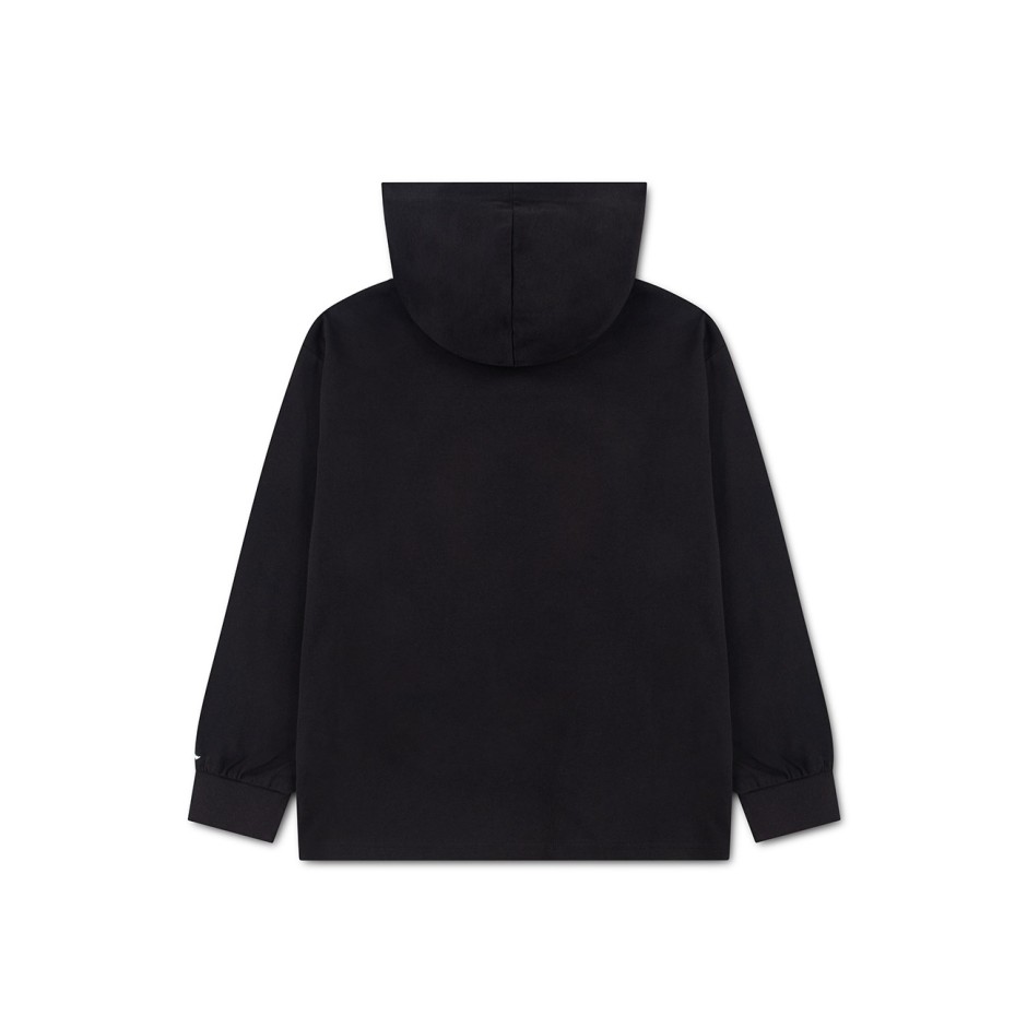 Kids' Long-Sleeve T-Shirt Black - Jordan Jumpman Air