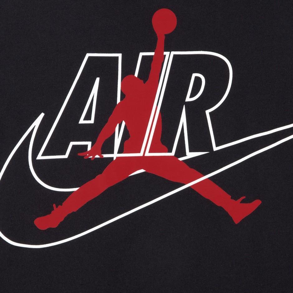 Kids' Long-Sleeve T-Shirt Black - Jordan Jumpman Air