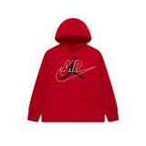 Kids' Long-Sleeve T-Shirt Red - Jordan Jumpman Air Image 