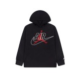Kids' Long-Sleeve T-Shirt Black - Jordan Jumpman Air Image 