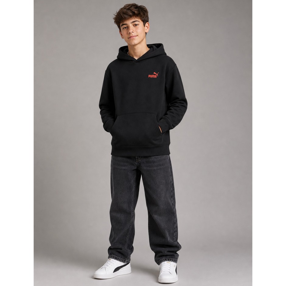 Παιδικό Φούτερ Μαύρο - PUMA Essentials Logo Lab 