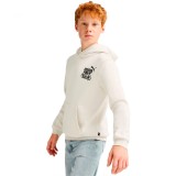 PUMA ESS+ MID 90S HOODIE FL B 681877-87 Ecru Image 