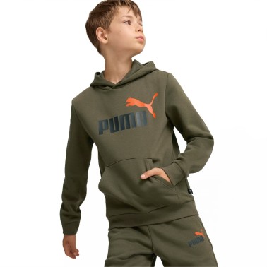 Παιδικό Φούτερ Λαδί - Puma Essentials+ Two-Tone Big Logo