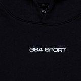 GSA SPORT LOGO HOODIE (BRUSHED) 28-3404-BLACK Black Image 1