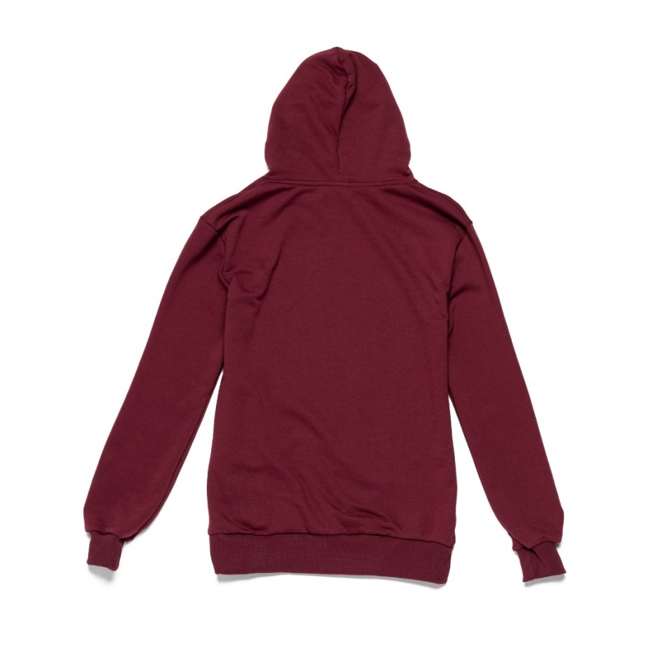 GSA SPORT LOGO HOODIE (BRUSHED) 28-3404-OXBLOOD Βordeaux