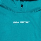 GSA SPORT LOGO HOODIE (BRUSHED) 28-3404-PETROL Petrol Image 1