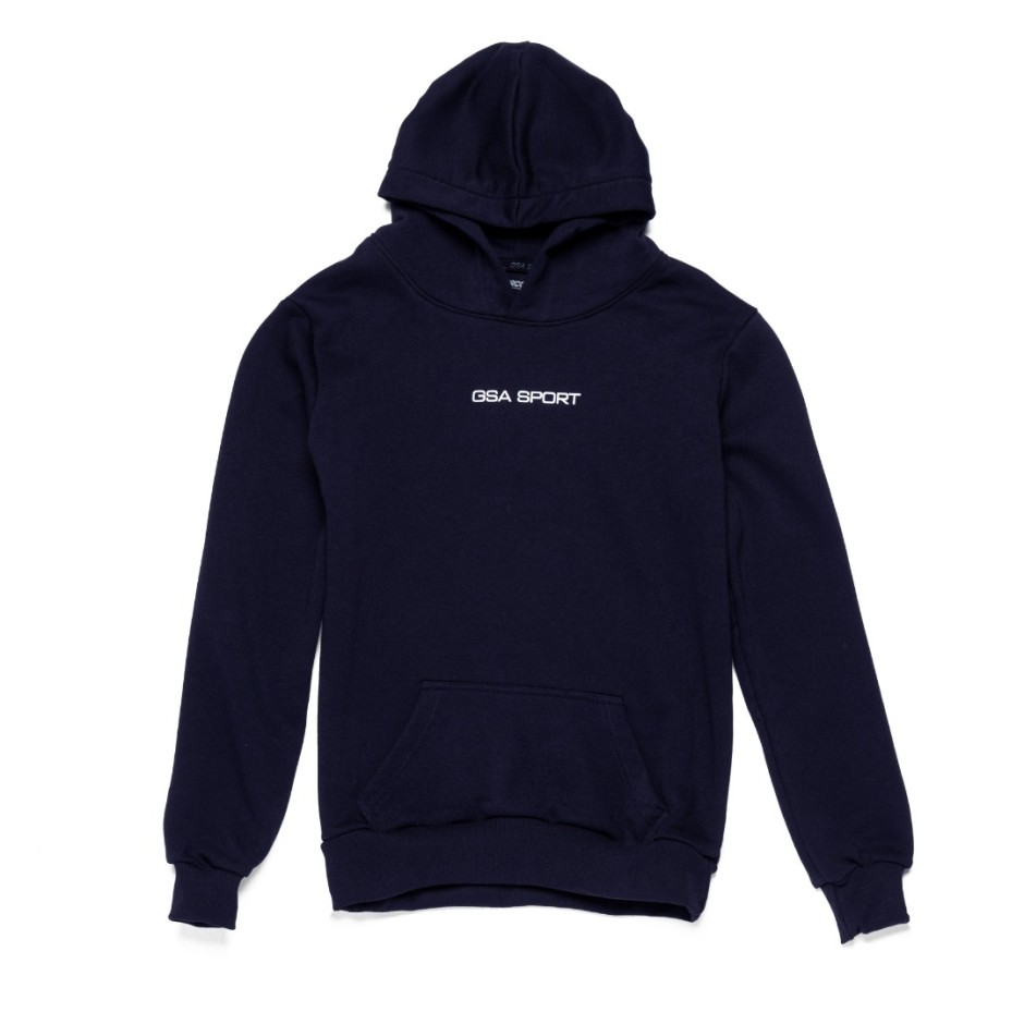 GSA SPORT LOGO HOODIE (BRUSHED) 28-3404-BLUE MARINE Blue