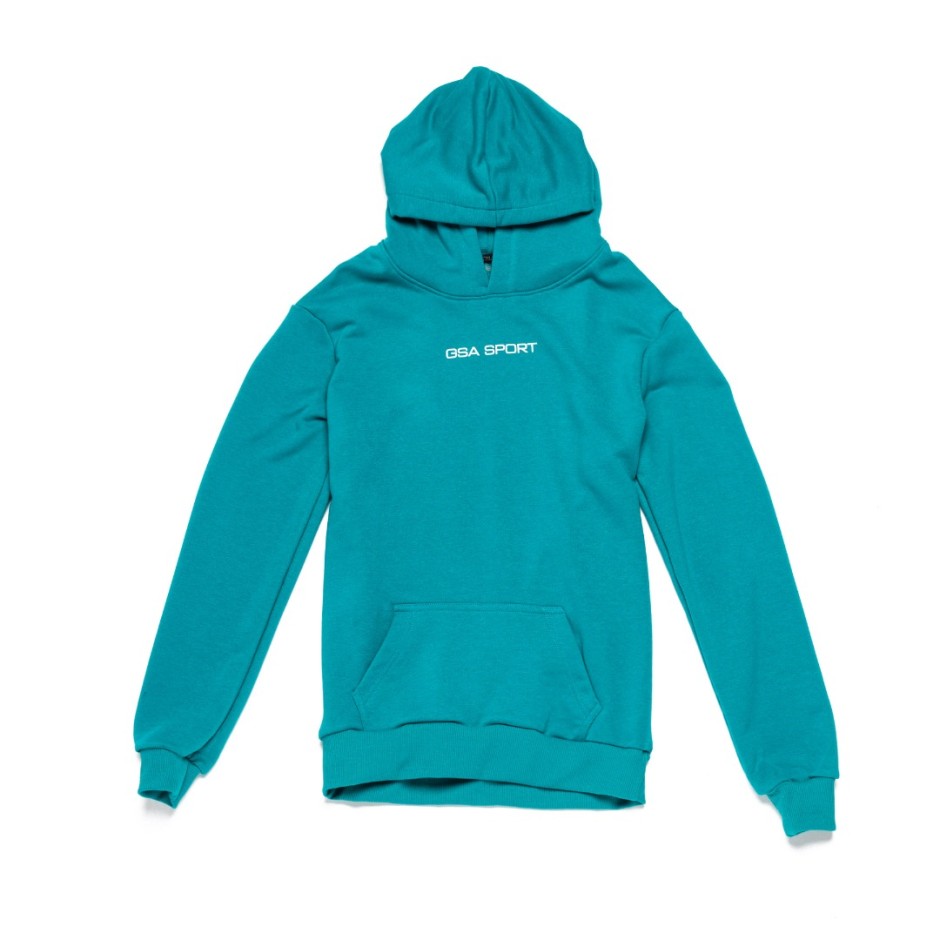 GSA SPORT LOGO HOODIE (BRUSHED) 28-3404-PETROL Petrol