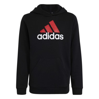 adidas Sportswear ESSENTIALS TWO-COLORED BIG LOGO COTTON HOODIE Μαύρο