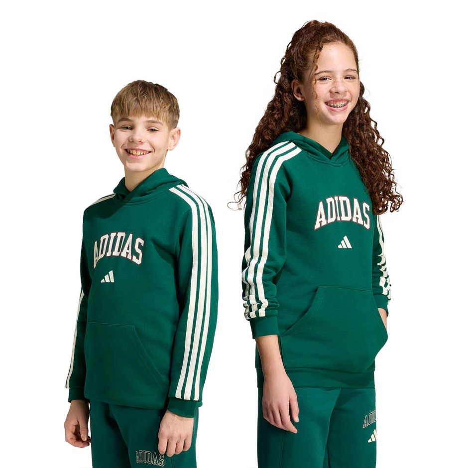 Kids' Hoodie Green - adidas Sportswear Codes Collegiate Graphic
