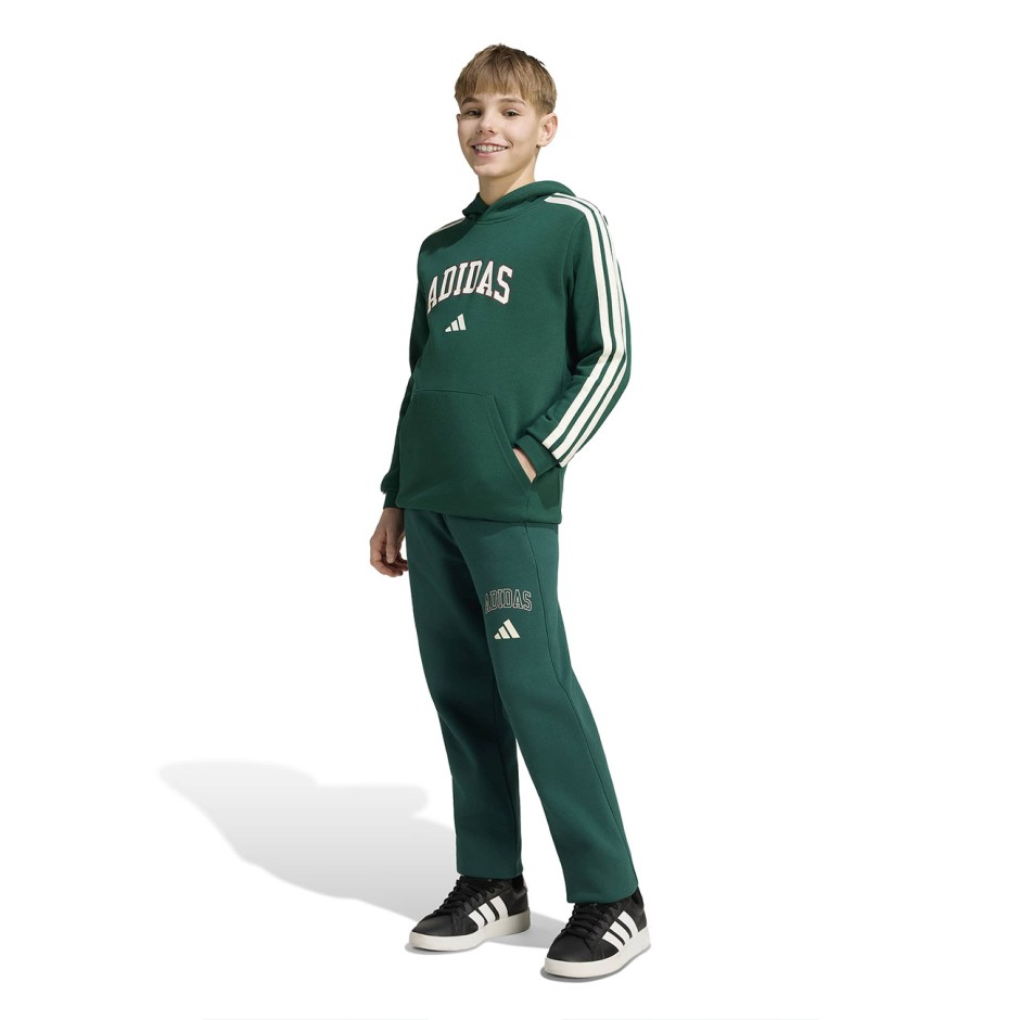 Kids' Hoodie Green - adidas Sportswear Codes Collegiate Graphic