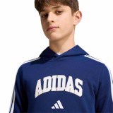 Kids' Hoodie Blue - adidas Sportswear Codes Collegiate Graphic Image 1