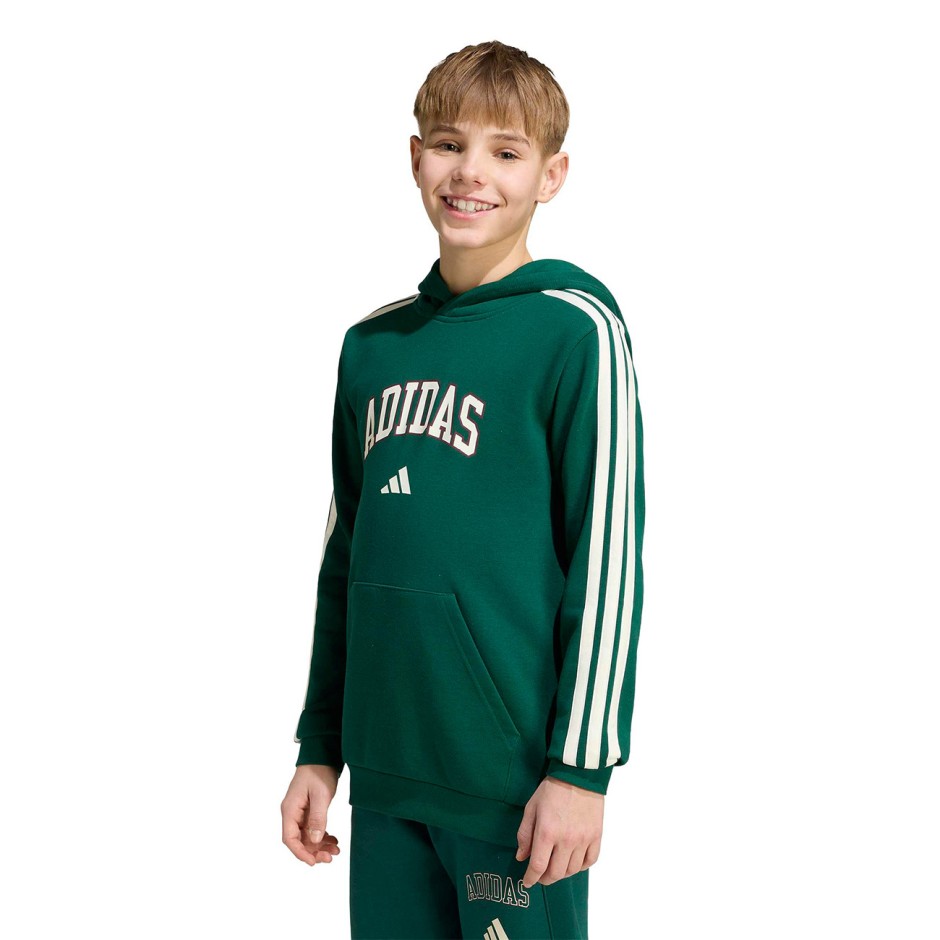 Kids' Hoodie Green - adidas Sportswear Codes Collegiate Graphic