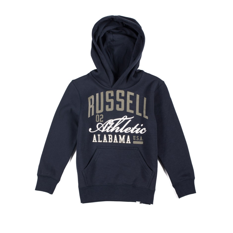 RUSSELL ATHLETIC PULL OVER HOODIE A7-914-2-190 Μπλε