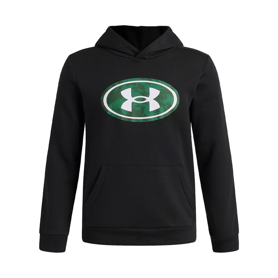 Kids' Fleece Black - Under Armour Rival Fleece Key Print Fill 