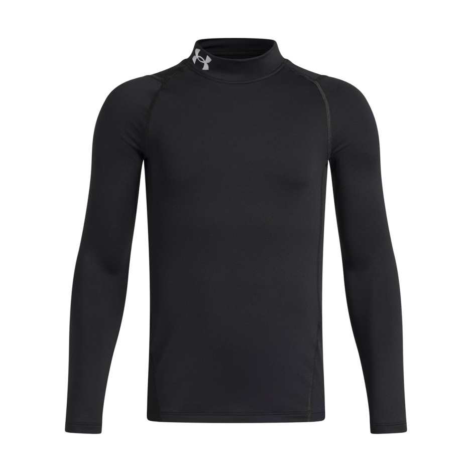 Kids' Long-Sleeve Training Top Black - Under Armour ColdGear