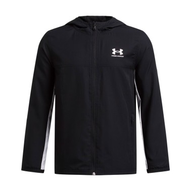 UNDER ARMOUR B RIVAL WVN JACKET 1390154-001 Black