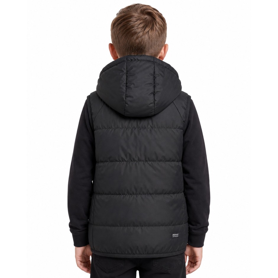 Kids' Vest Jacket Black - District75 