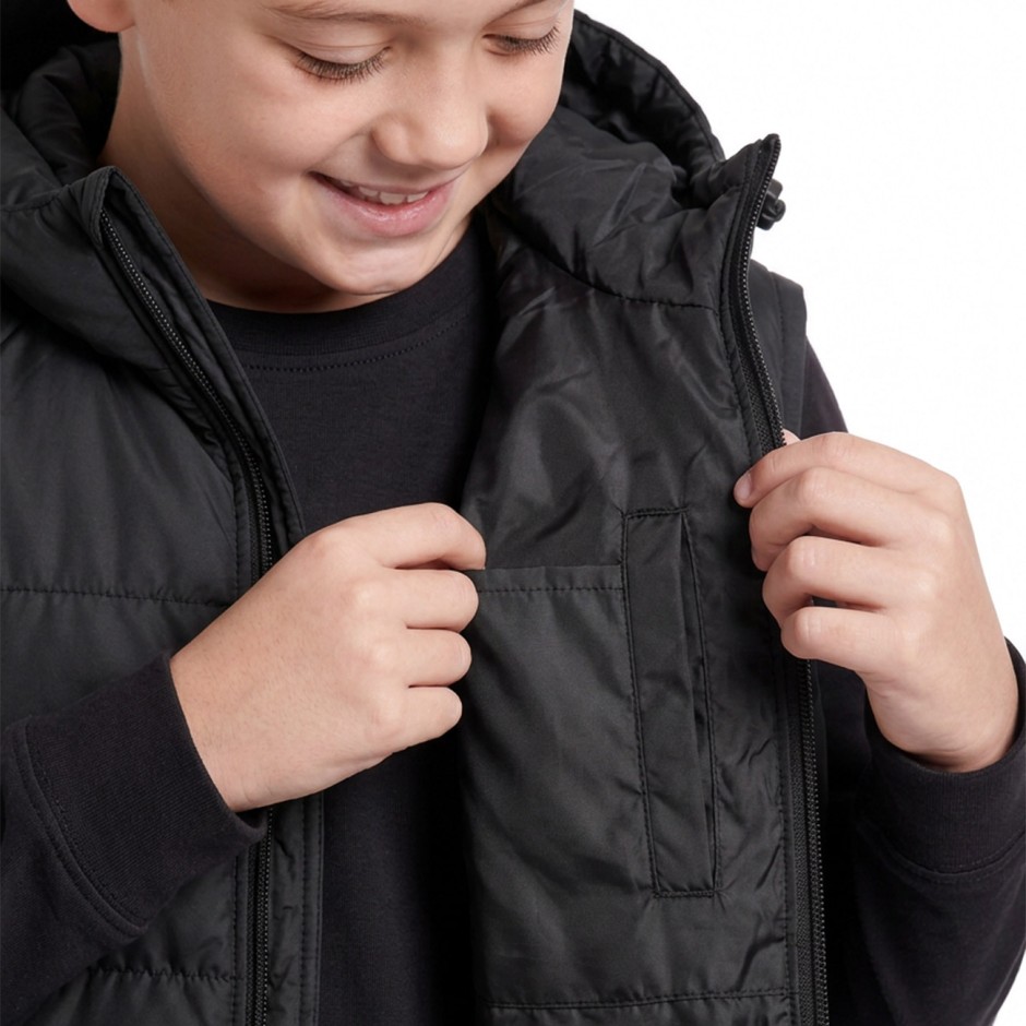Kids' Vest Jacket Black - District75 