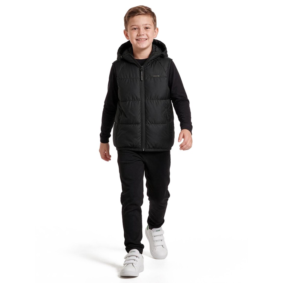 Kids' Vest Jacket Black - District75 
