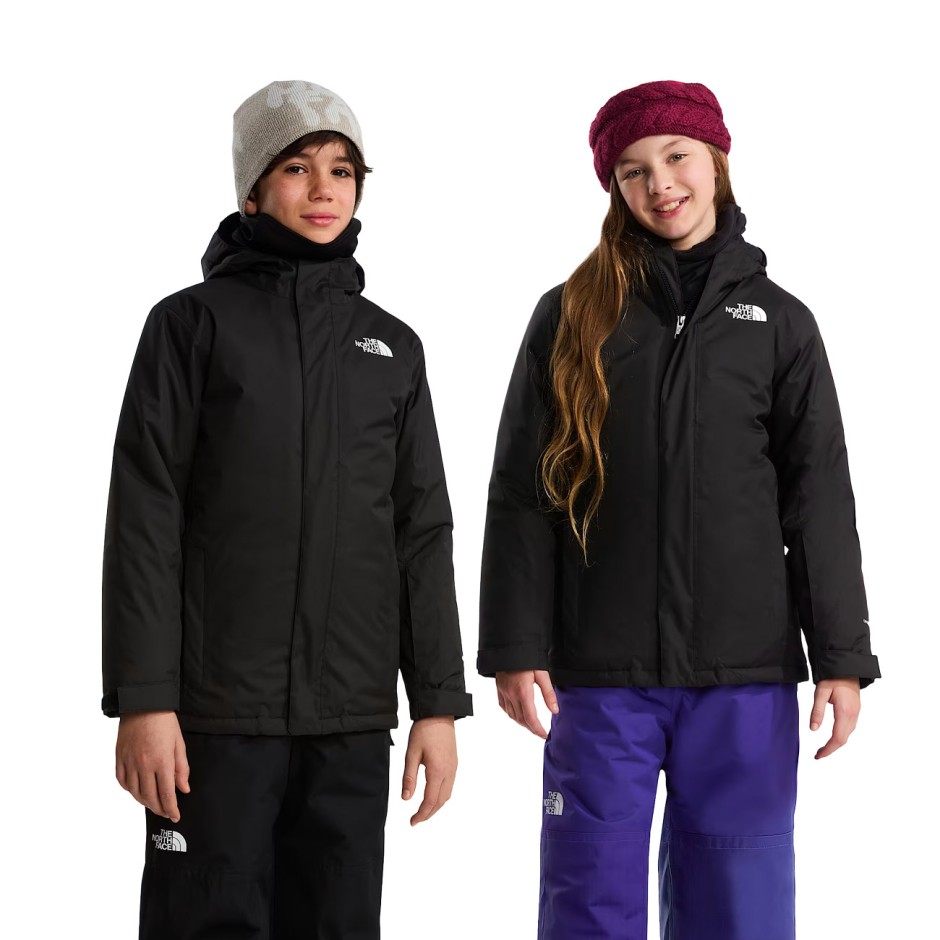Παιδικό Μπουφάν Μαύρο - The North Face Snowquest