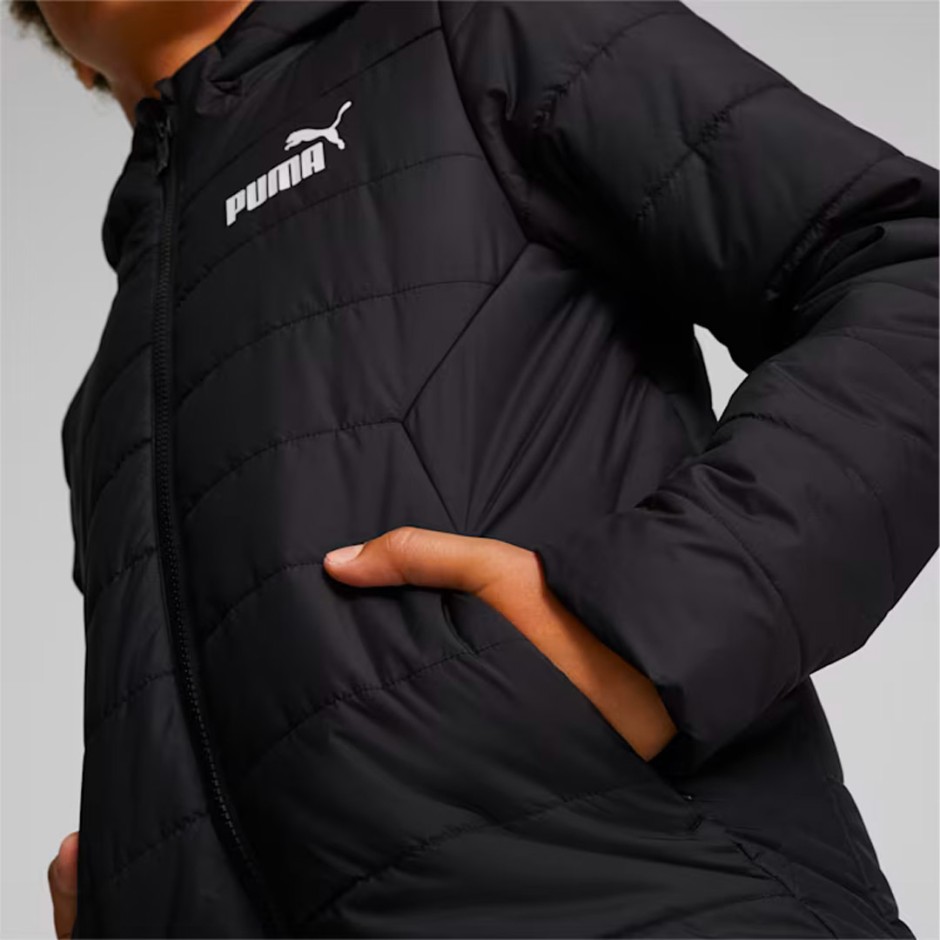 PUMA ESS HOODED PADDED JACKET 670559-01 Black