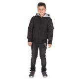 DISTRICT75 BOYS' JACKET 219KBJA-637 Black Image 2