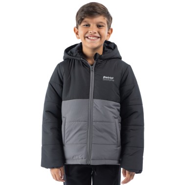 Παιδικό Μπουφάν Μαύρο - District75  