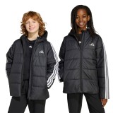 Παιδικό Μπουφάν Μαύρο - adidas Sportswear Essentials 3-Stripes Padded Εικόνα 3